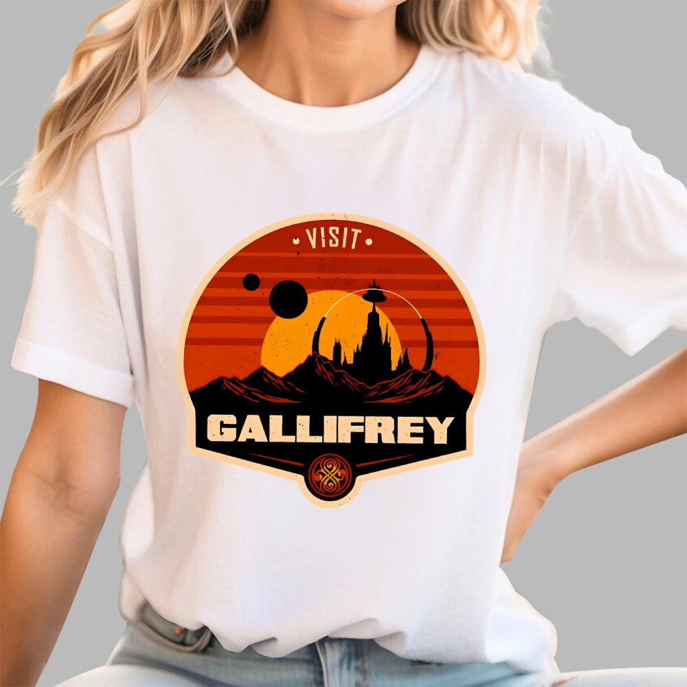Chrono Citadel World Retro Sci Fi  T-Shirt