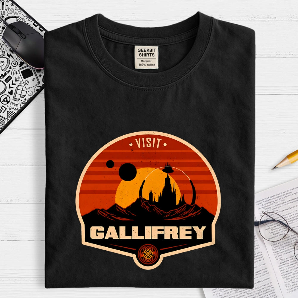 Chrono Citadel World Retro Sci Fi  T-Shirt