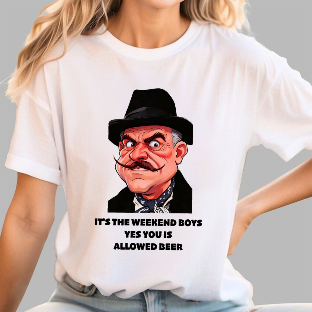 It's The Weekend Boys Yes You Is Allowed Beer  T-Shirt