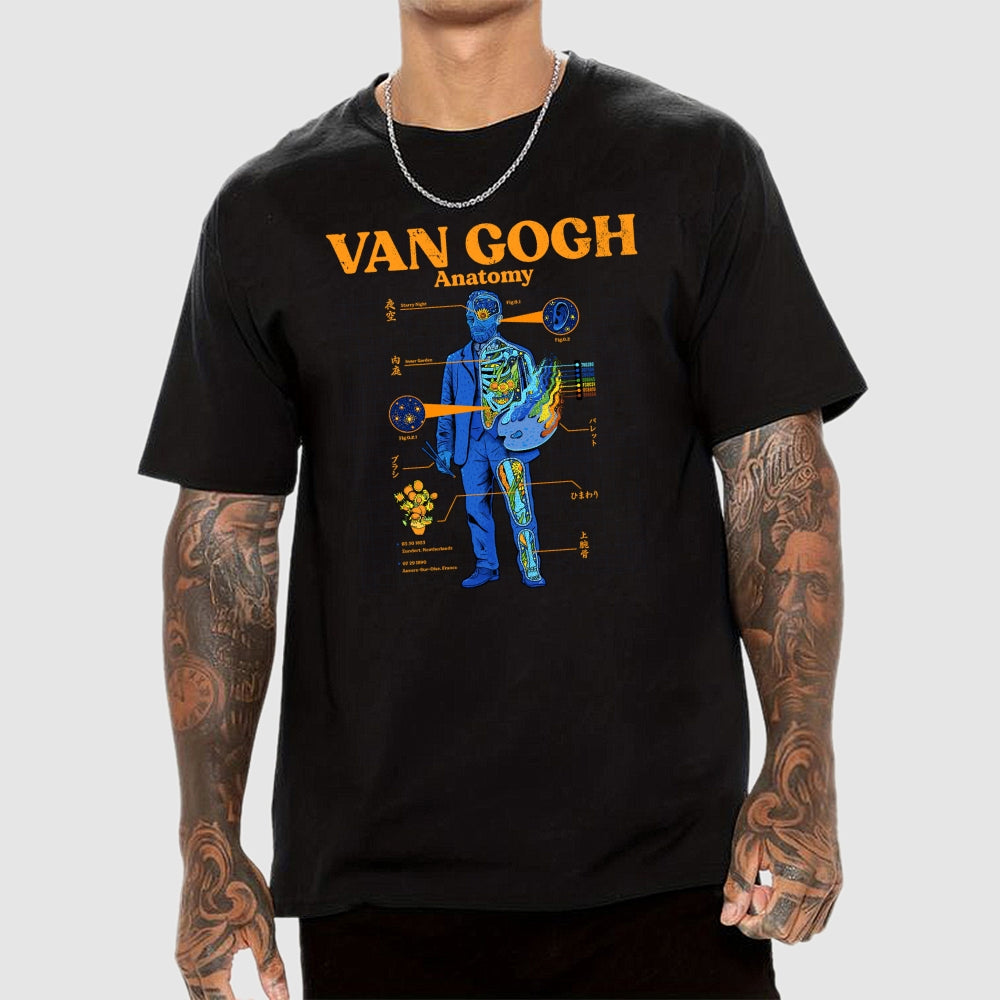 Van Goghs Anatomy  T-Shirt
