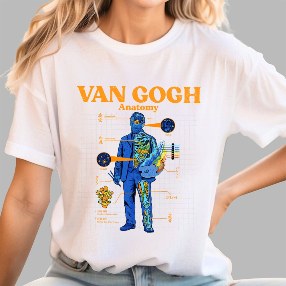 Van Goghs Anatomy  T-Shirt
