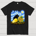 The Art Critic-Van Gogh's Starry Night  T-Shirt