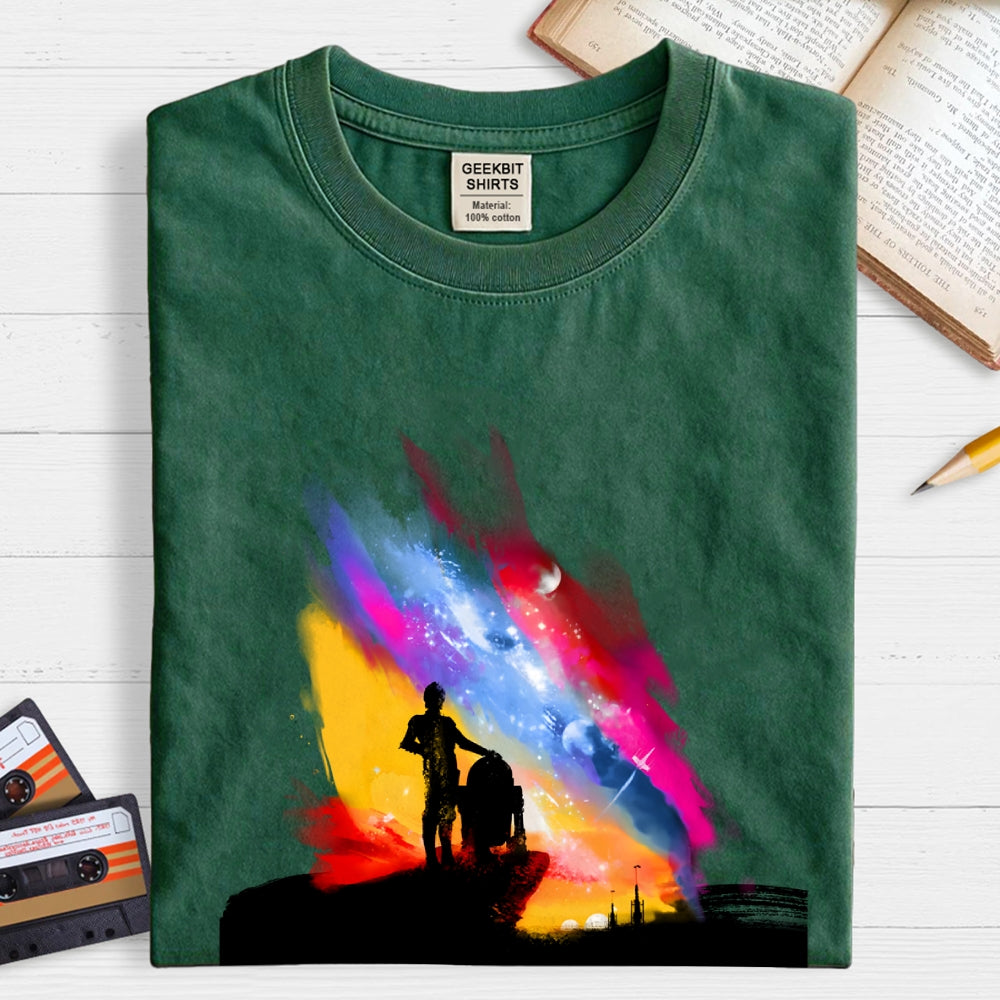 Sunset On Tatooine  T-Shirt