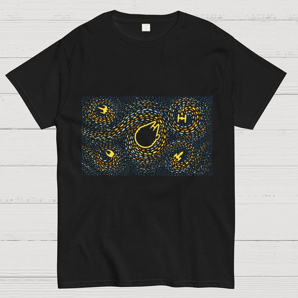 Starry Spaceships  T-Shirt
