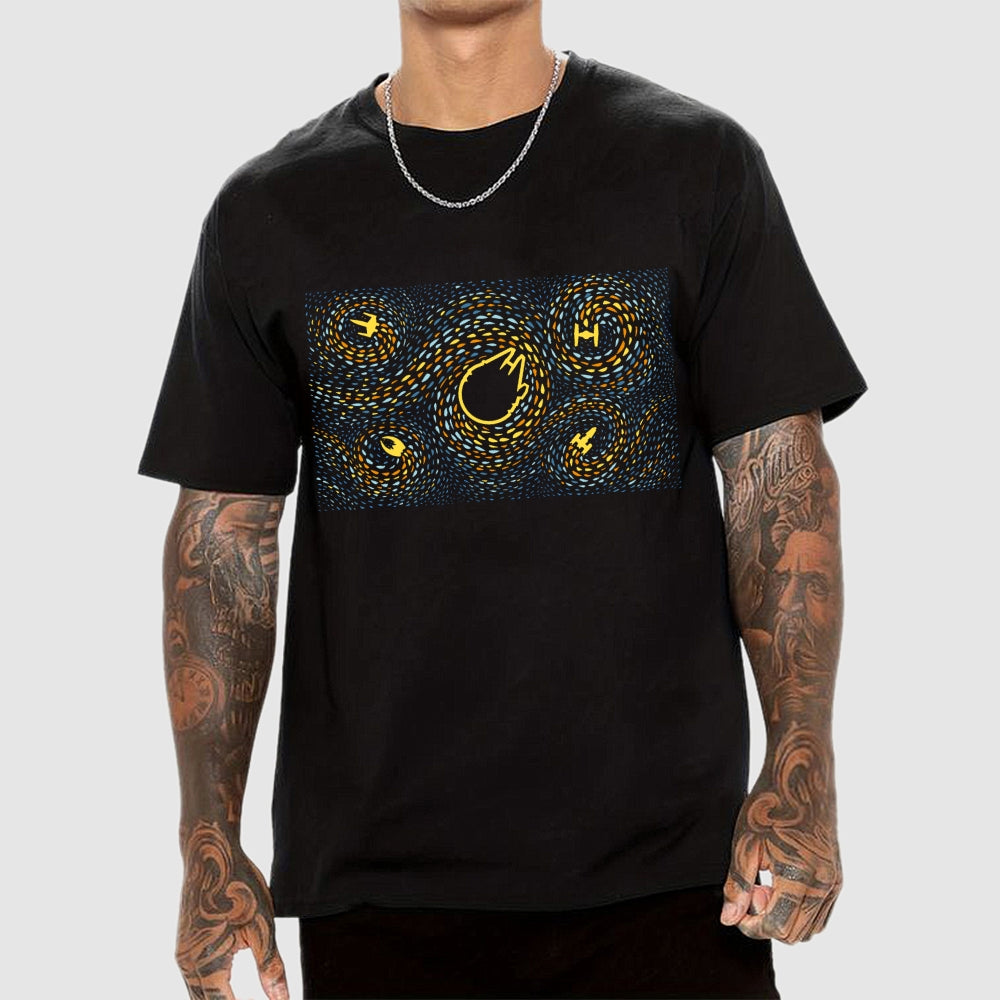 Starry Spaceships  T-Shirt