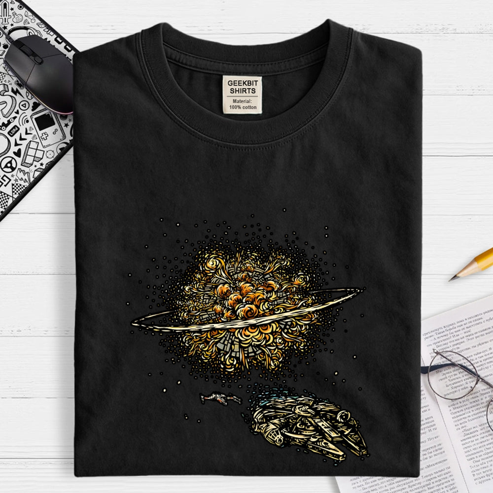 Starry Explosion (Van Gogh Style)  T-Shirt