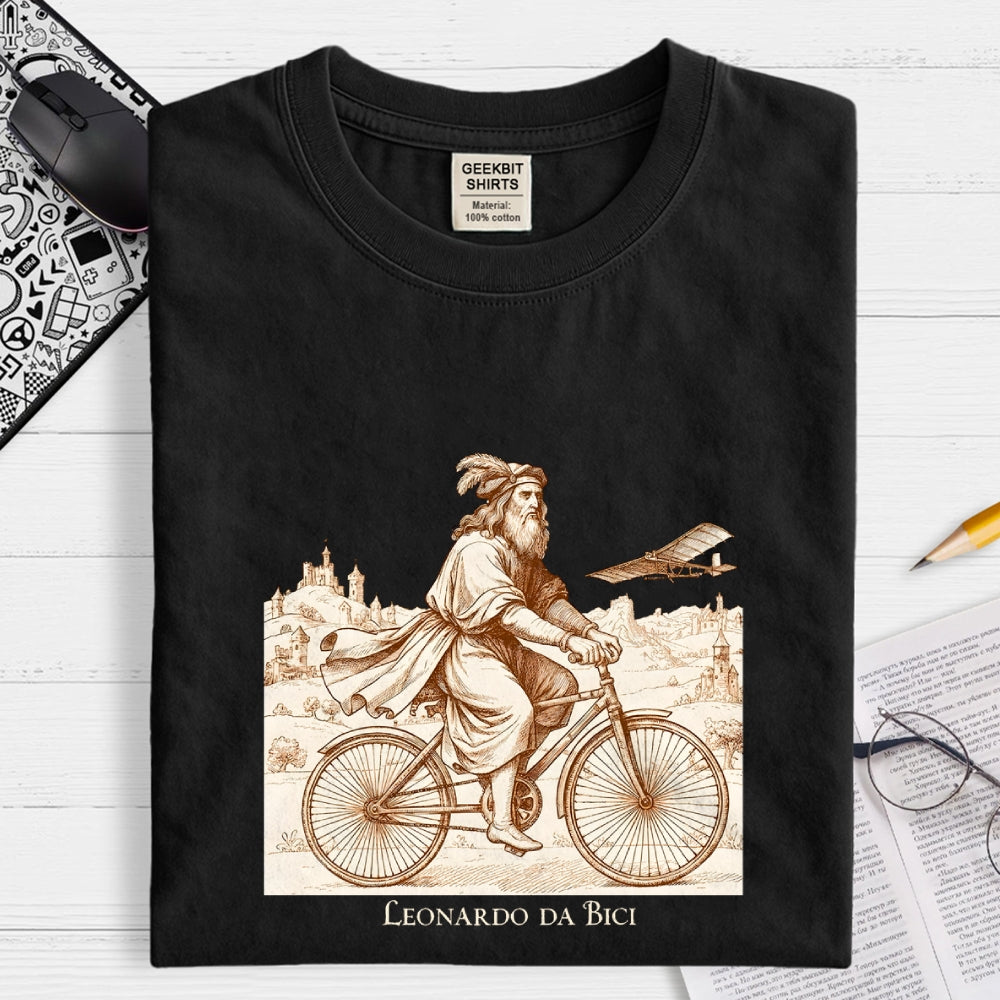 Leonardo Da Bici  T-Shirt