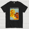 Wookiee Monster Chooses Cookies Over Van Gogh's Sunflowers  T-Shirt