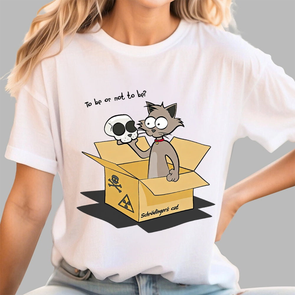 To Be Or Not To Be? Schrödinger's Cat  T-Shirt