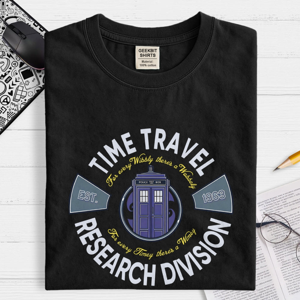 Time Travel Research Division  T-Shirt