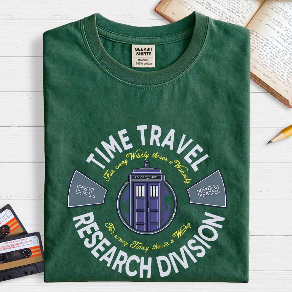 Time Travel Research Division  T-Shirt