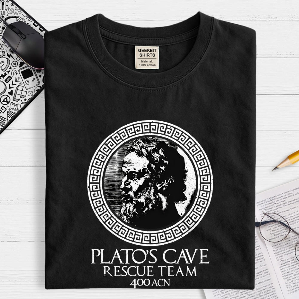 Plato's Cave Rescue Team  T-Shirt