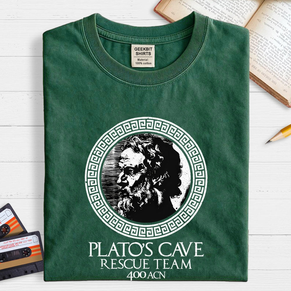 Plato's Cave Rescue Team  T-Shirt