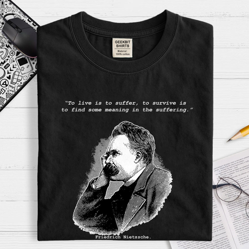 Nietzsche Overthinking Society  T-Shirt