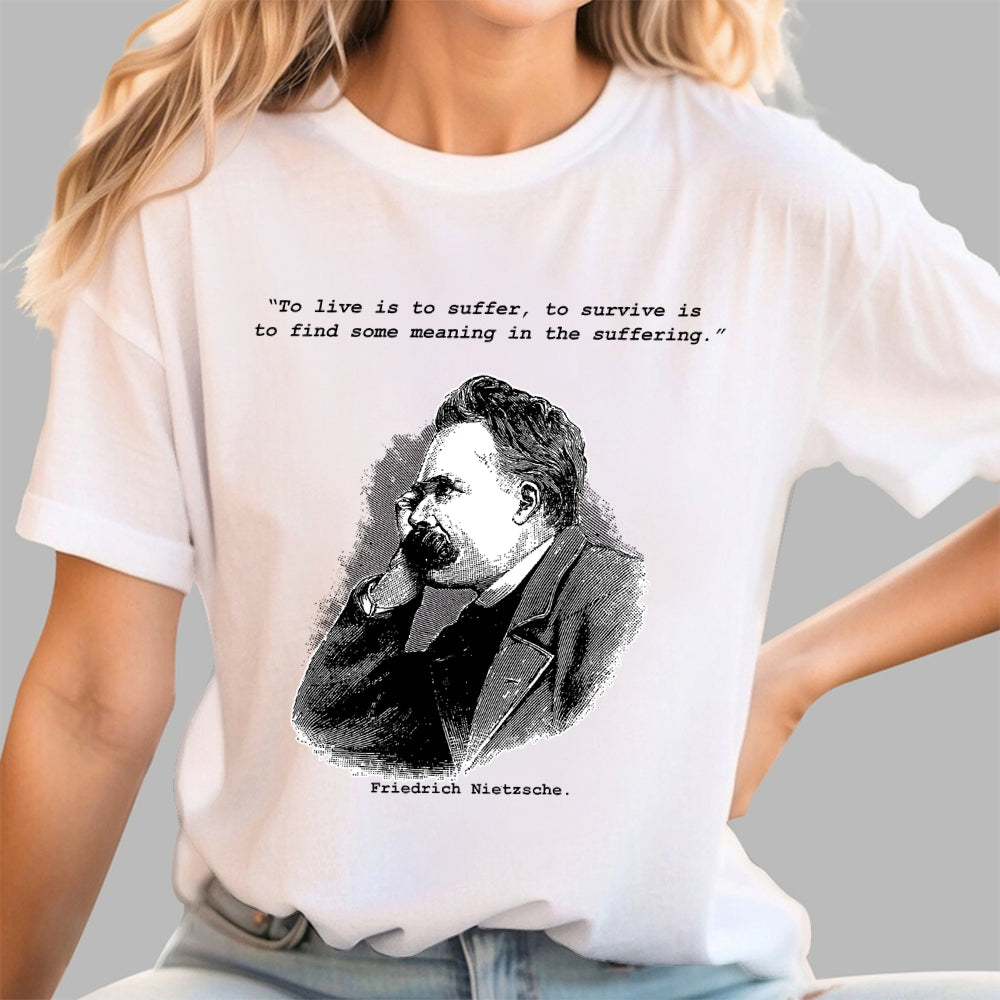 Nietzsche Overthinking Society  T-Shirt