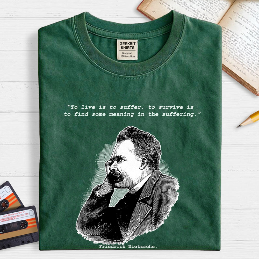 Nietzsche Overthinking Society  T-Shirt