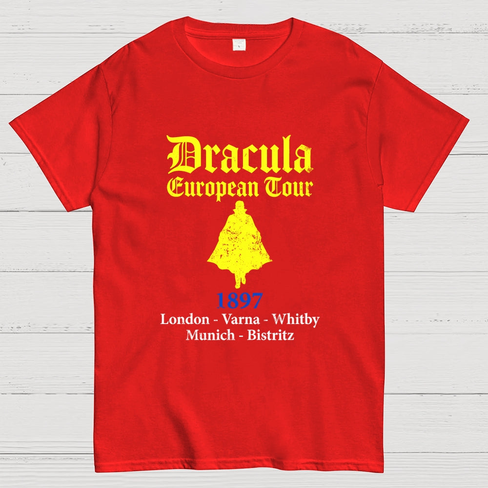 Dracula European Tour 1897 Distressed Version  T-Shirt