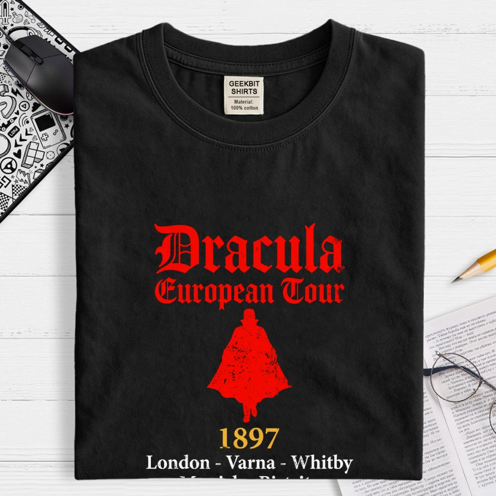 Dracula European Tour 1897 Distressed Version  T-Shirt
