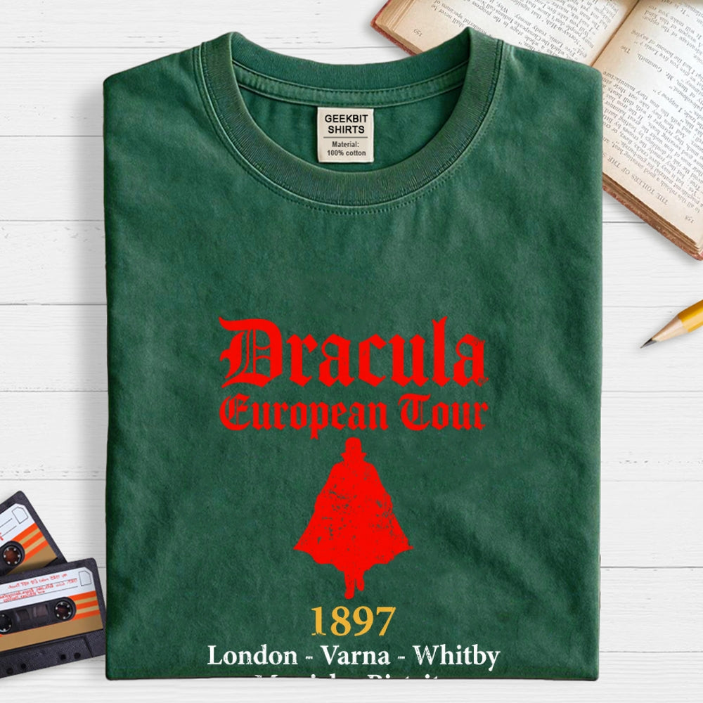 Dracula European Tour 1897 Distressed Version  T-Shirt