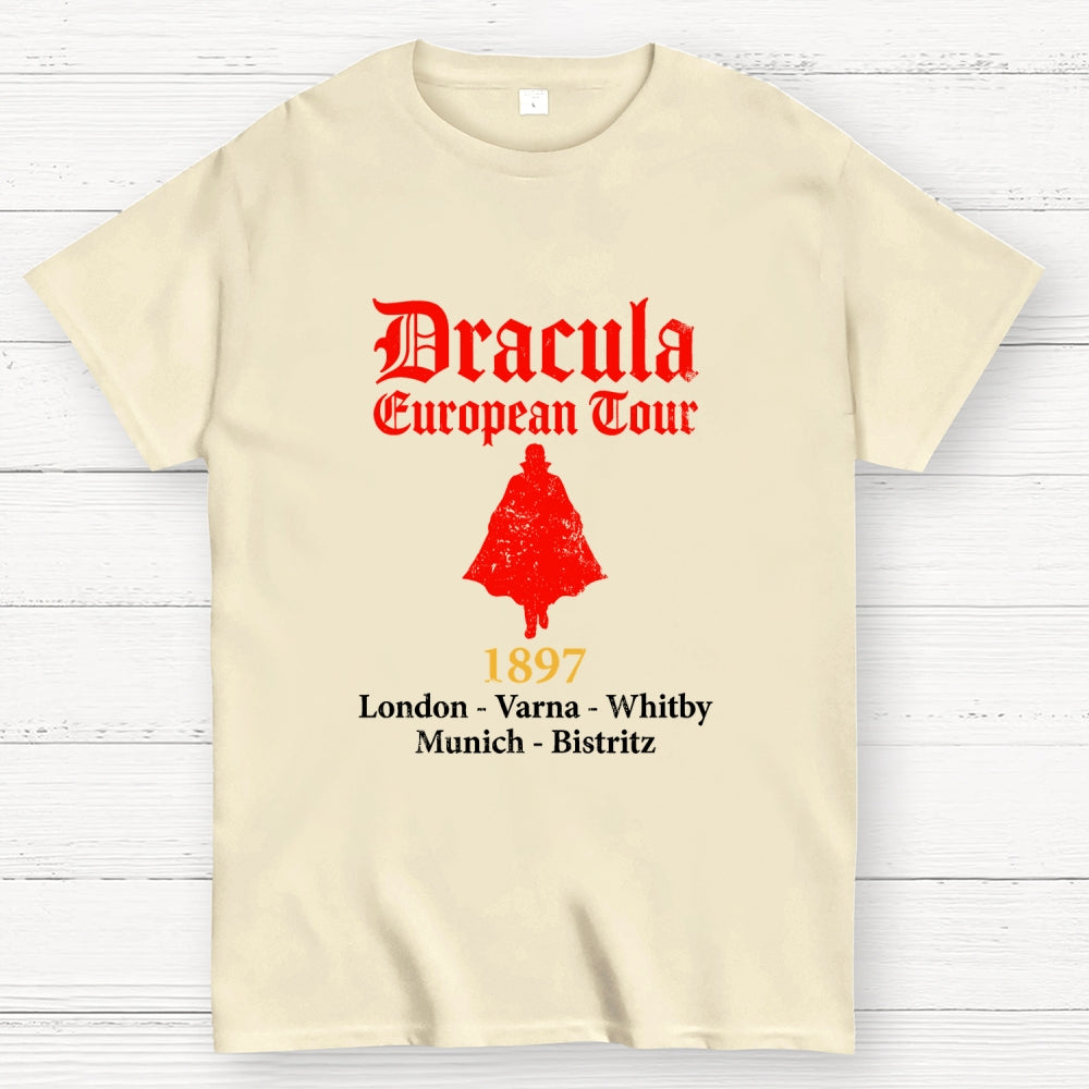 Dracula European Tour 1897 Distressed Version  T-Shirt