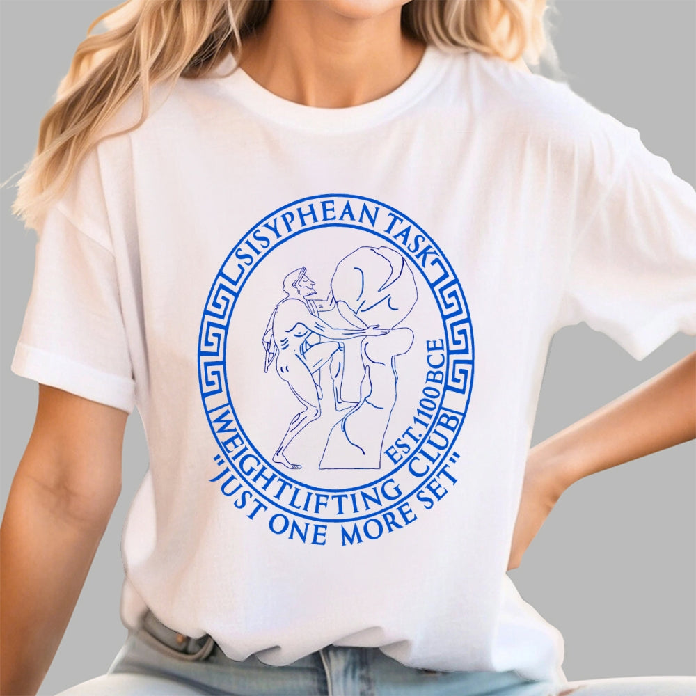 Sisyphean Task Weightlifting Club  T-Shirt