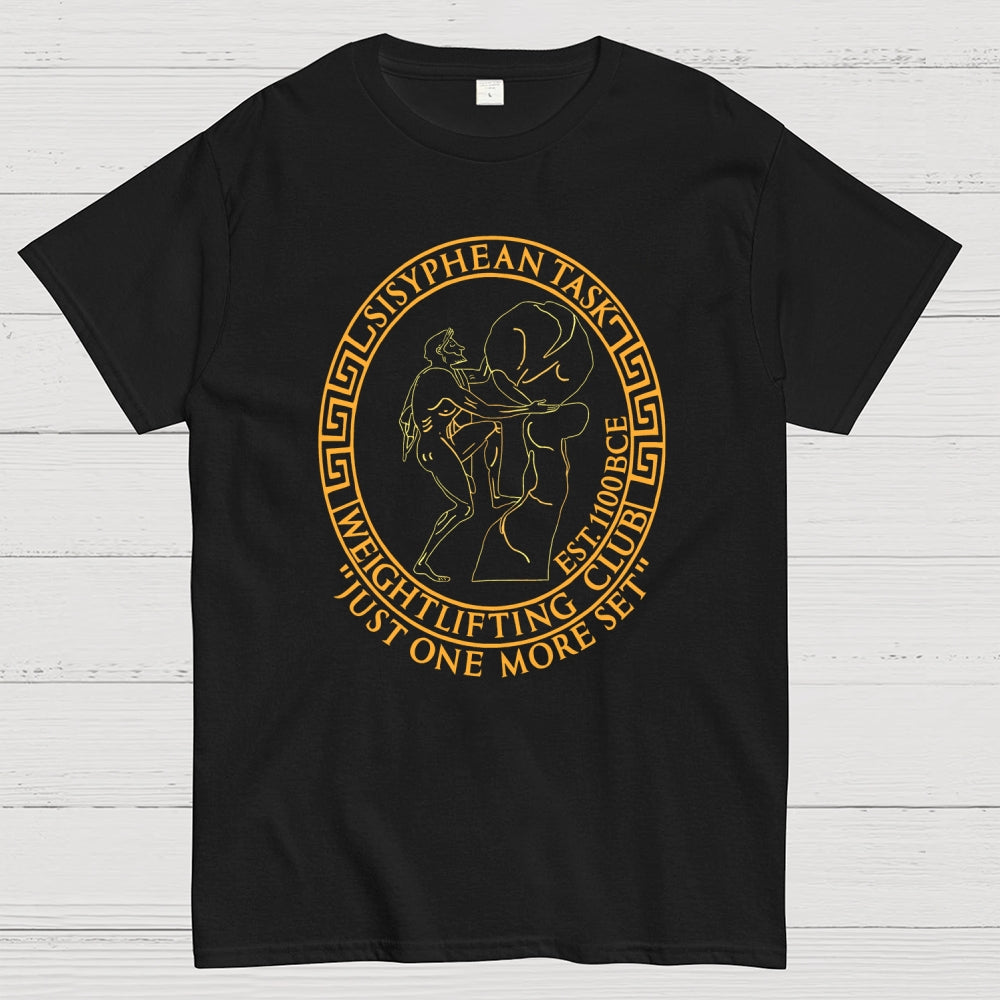 Sisyphean Task Weightlifting Club  T-Shirt