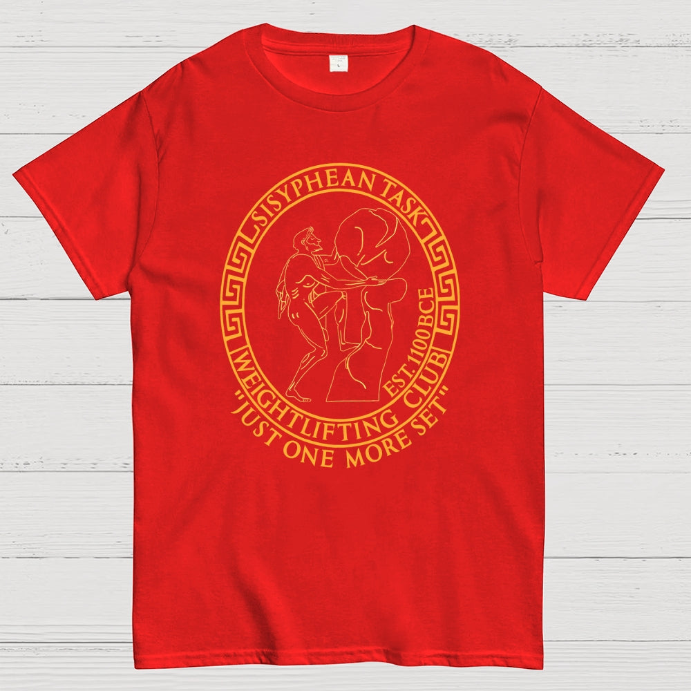 Sisyphean Task Weightlifting Club  T-Shirt