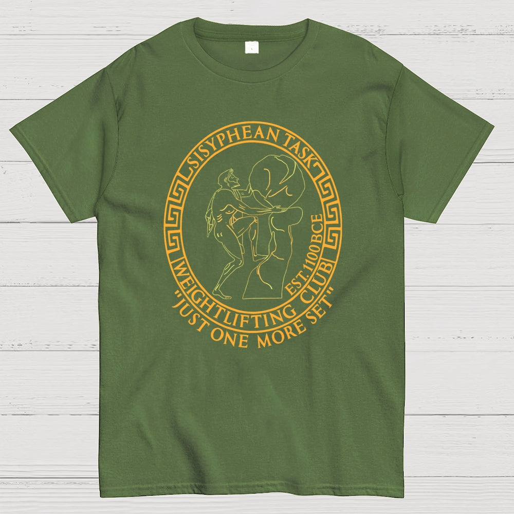 Sisyphean Task Weightlifting Club  T-Shirt