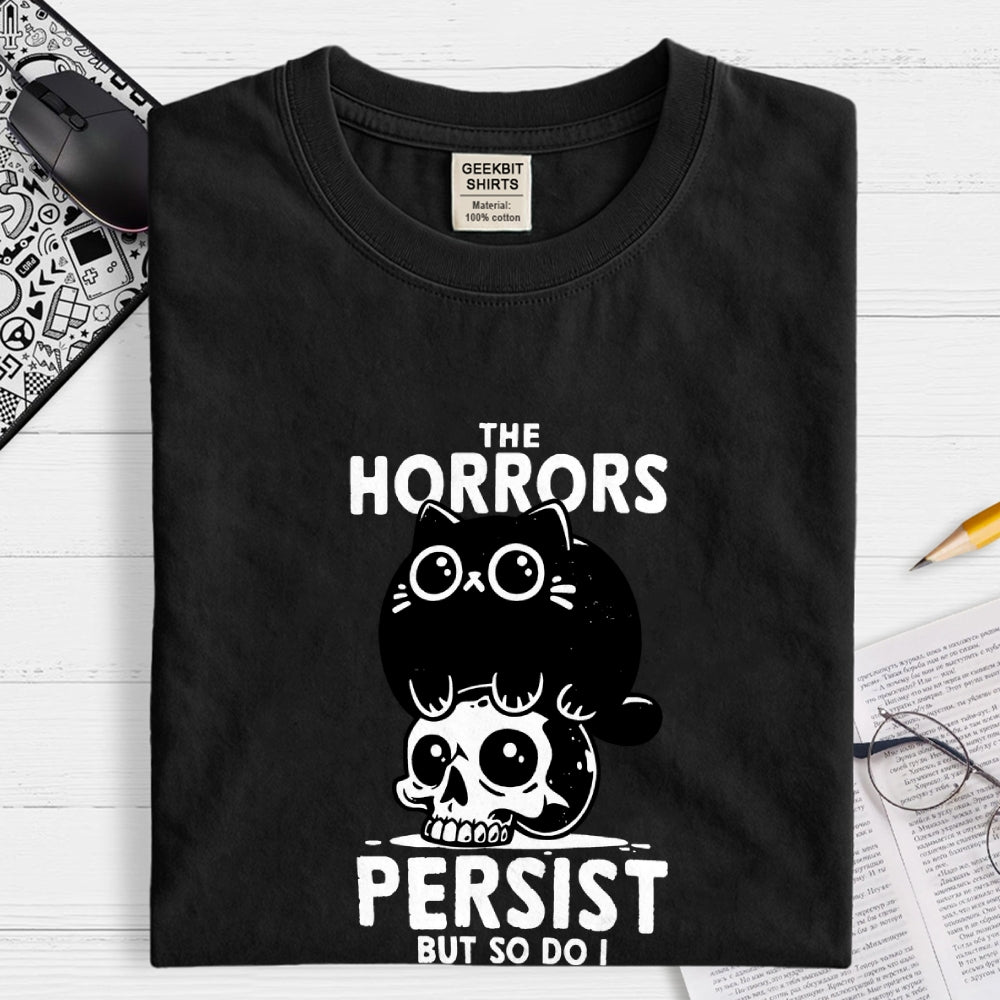 The Horror Survivor - Fat Cat  T-Shirt
