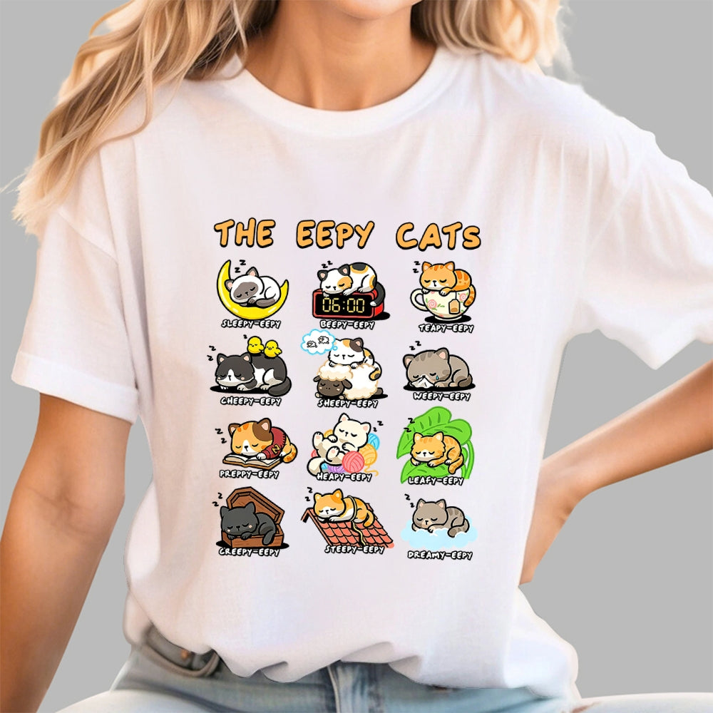 The Eepy Cats  T-Shirt