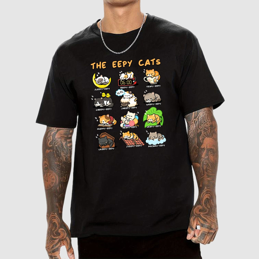 The Eepy Cats  T-Shirt