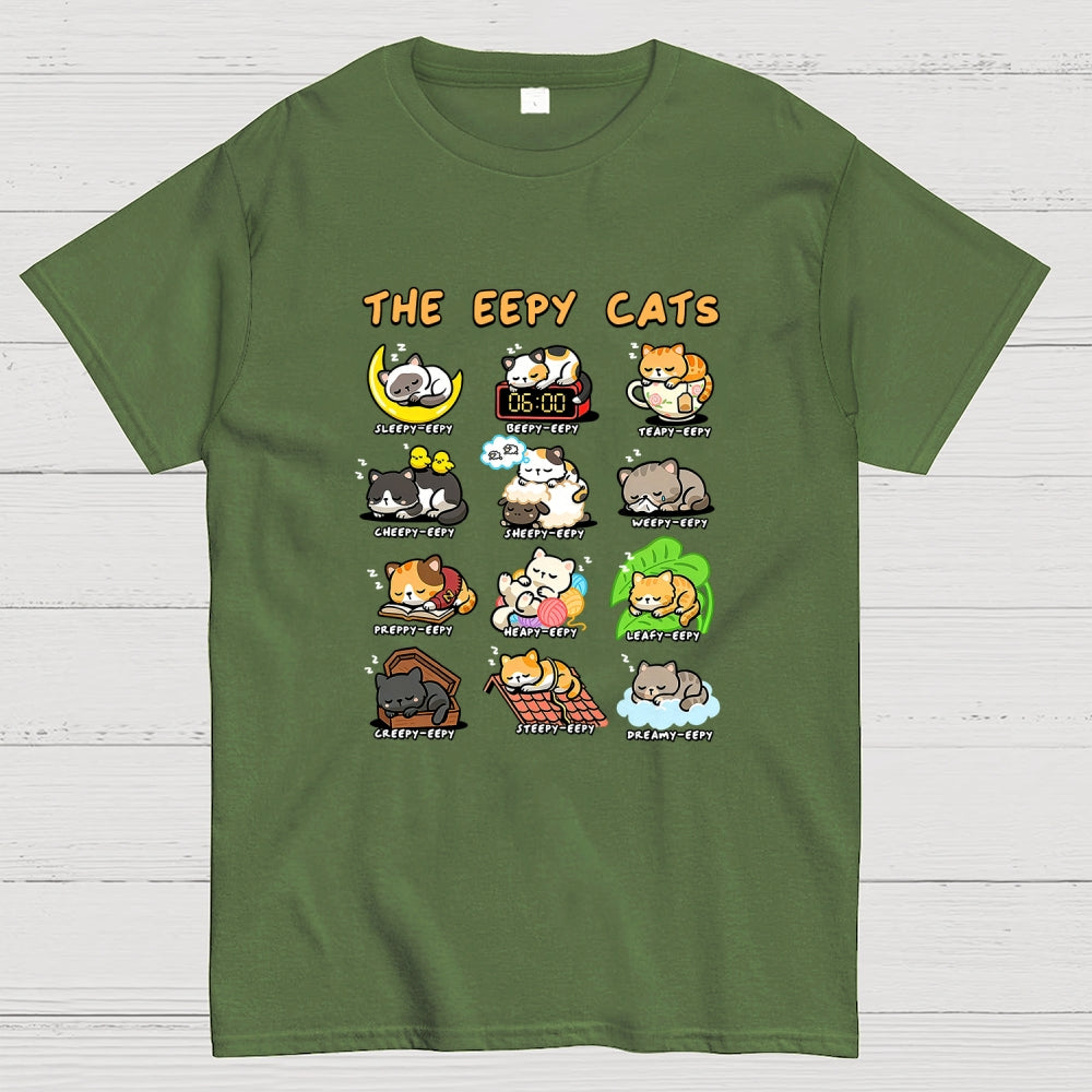 The Eepy Cats  T-Shirt