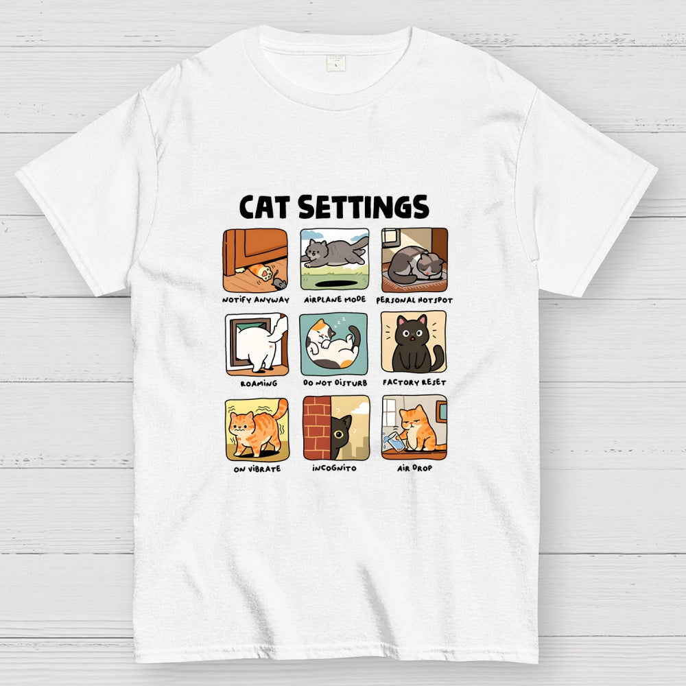 Cat Settings  T-Shirt