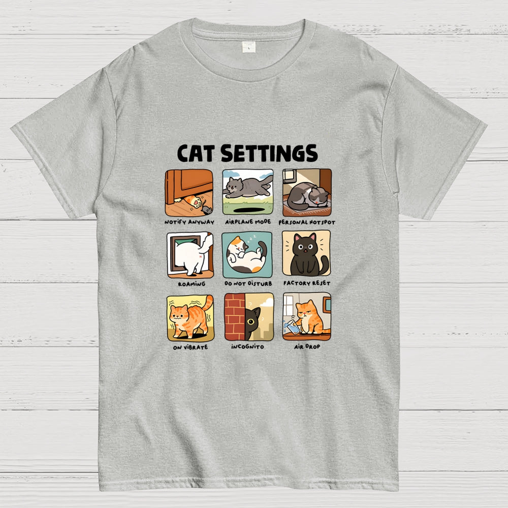Cat Settings  T-Shirt