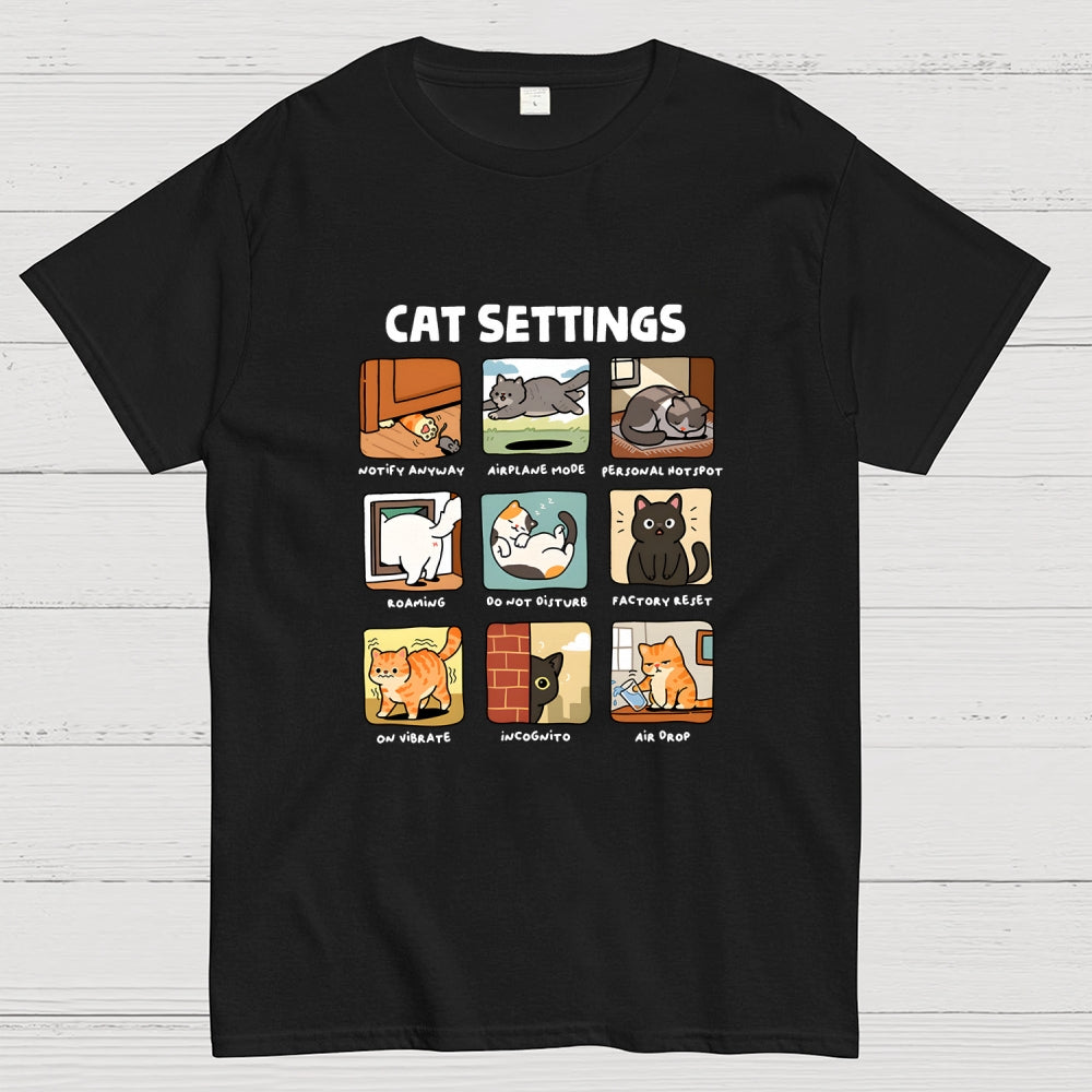 Cat Settings  T-Shirt