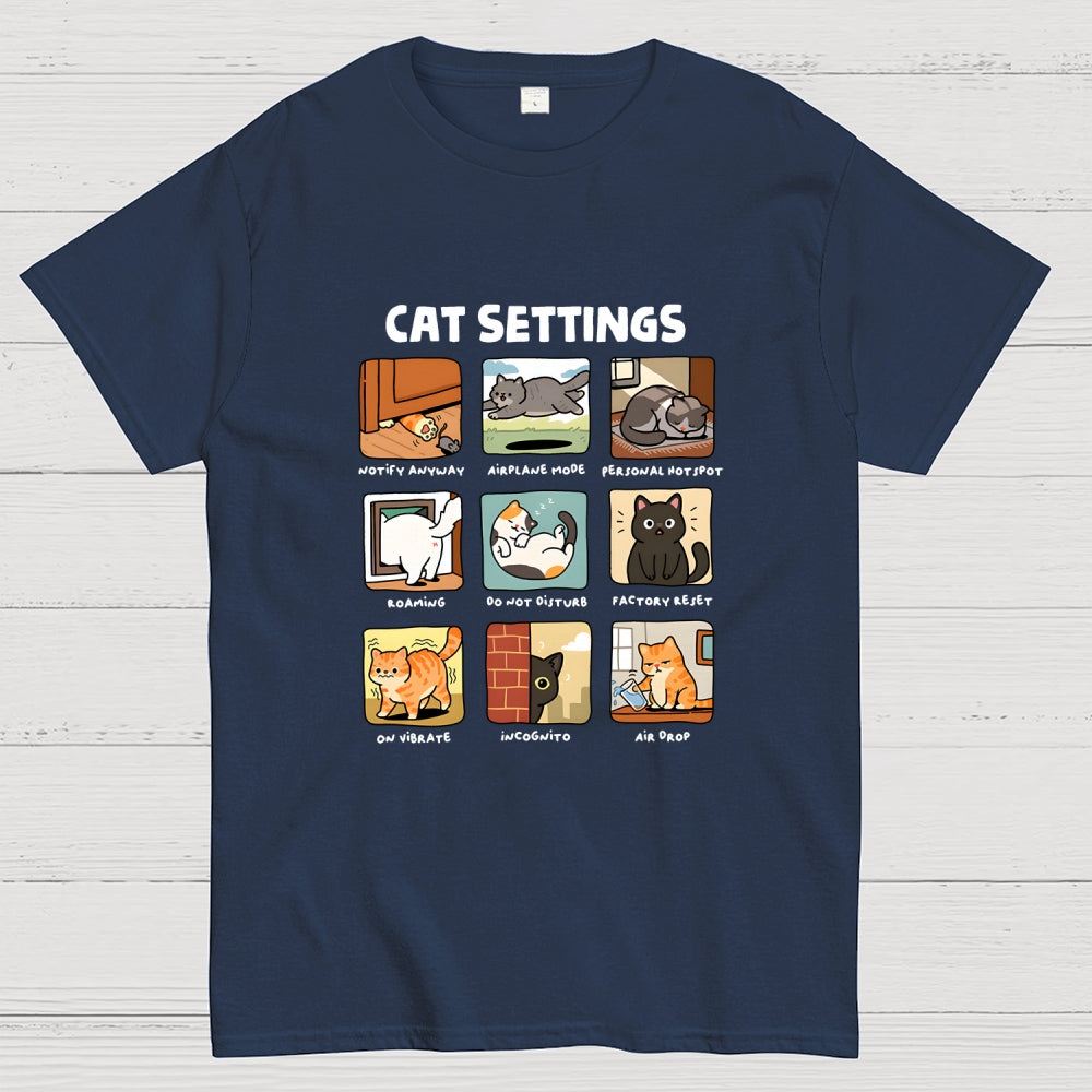 Cat Settings  T-Shirt
