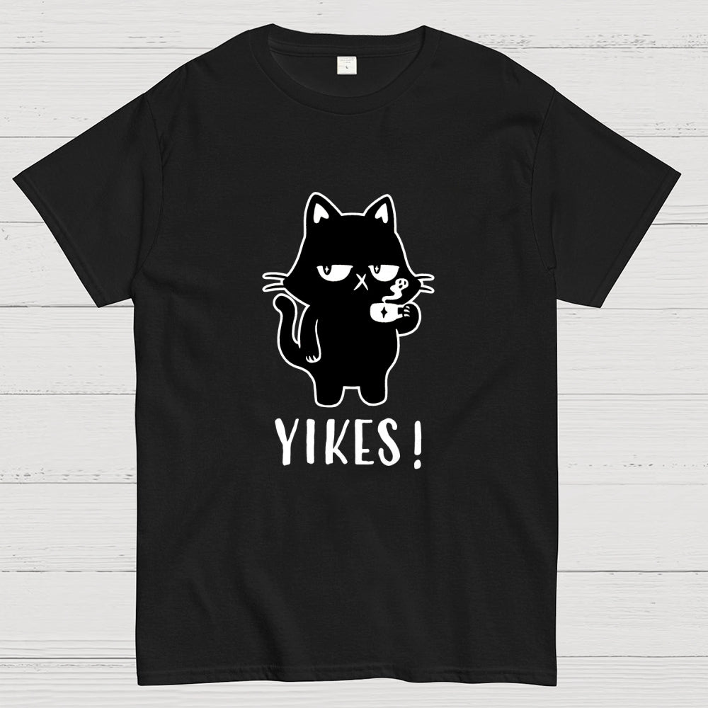 Yikes! Black Cat  T-Shirt