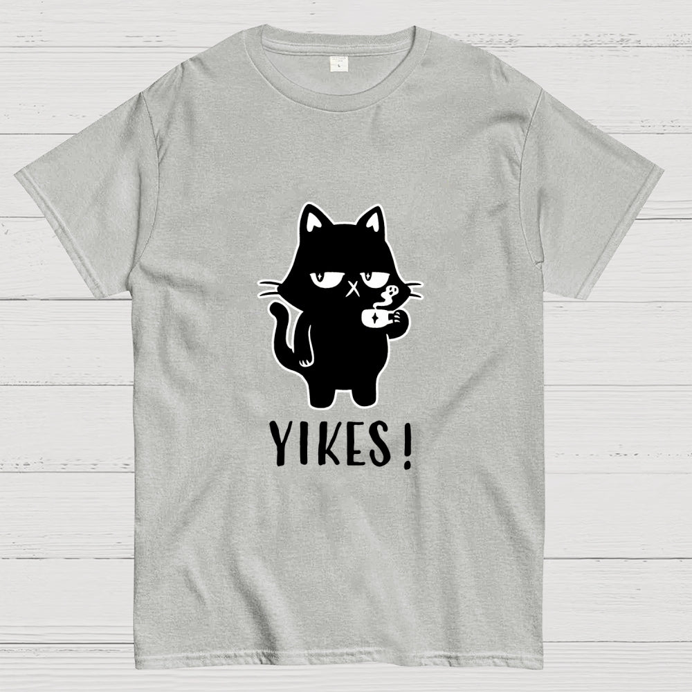 Yikes! Black Cat  T-Shirt