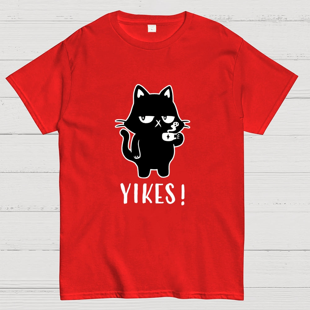 Yikes! Black Cat  T-Shirt