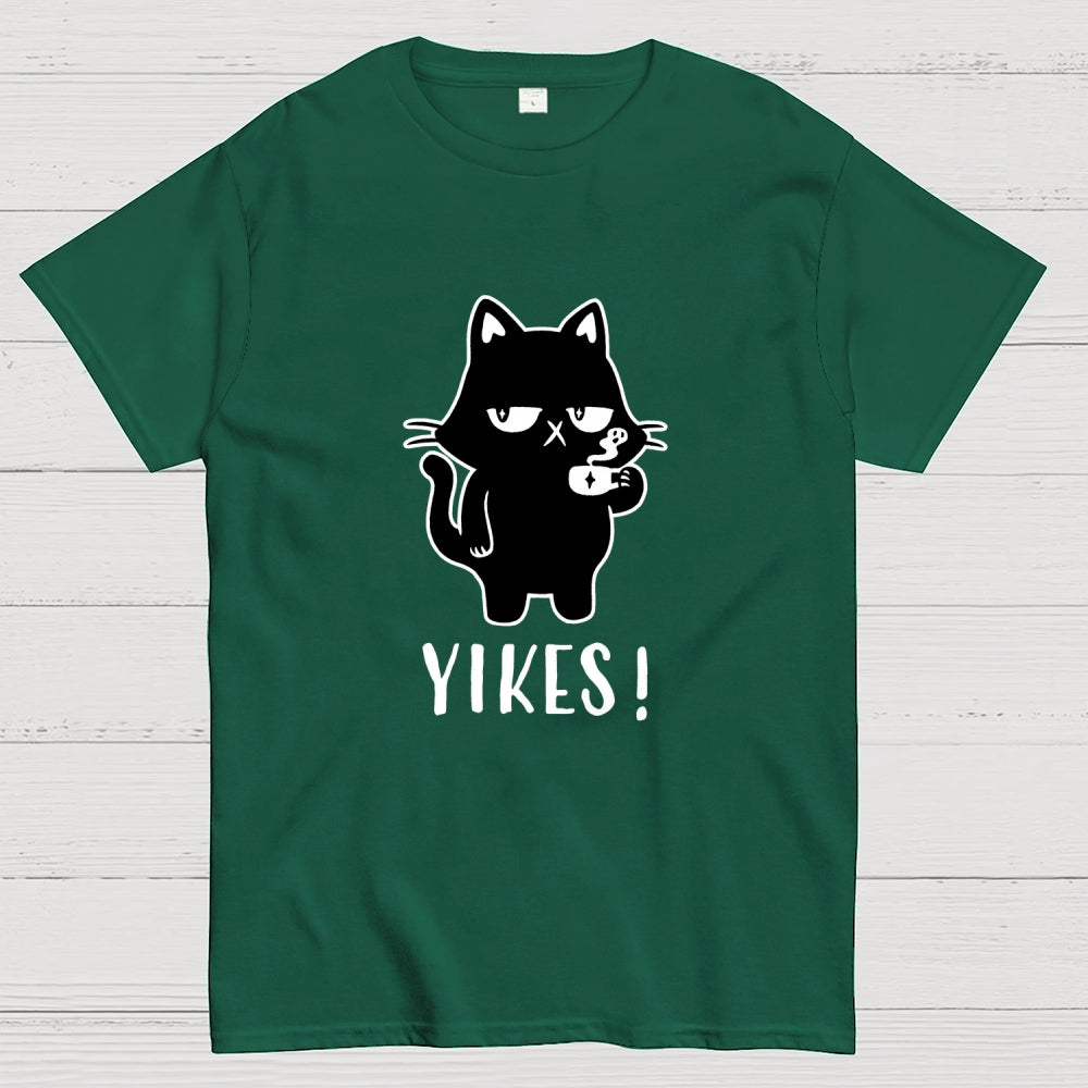 Yikes! Black Cat  T-Shirt
