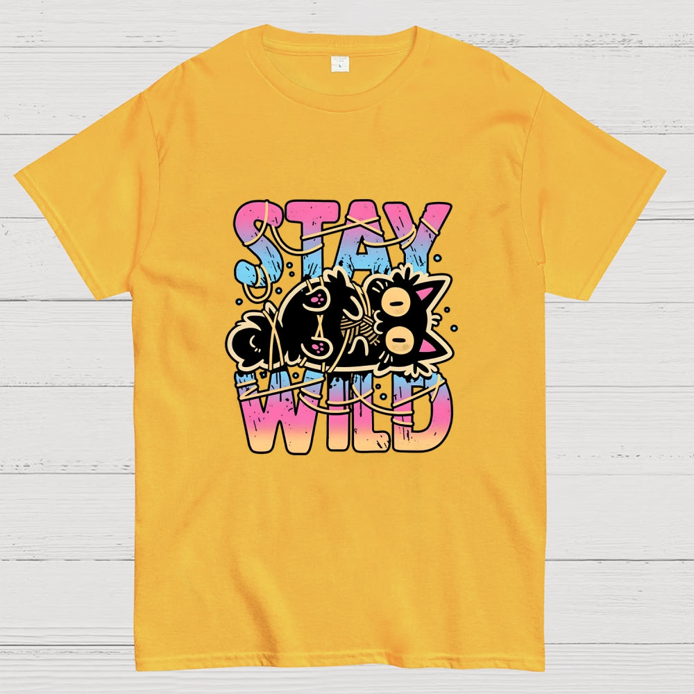 Wrapped In Chaos Cat  T-Shirt