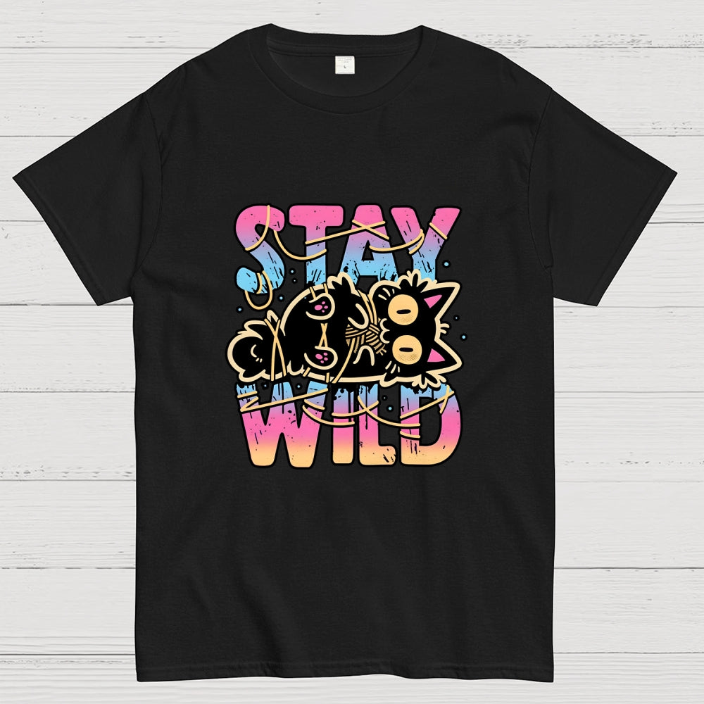 Wrapped In Chaos Cat  T-Shirt