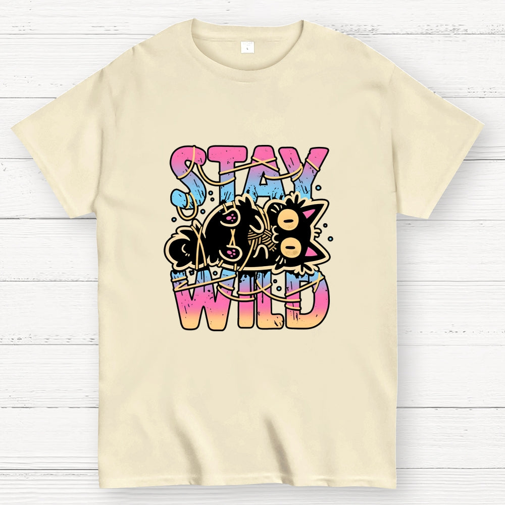 Wrapped In Chaos Cat  T-Shirt