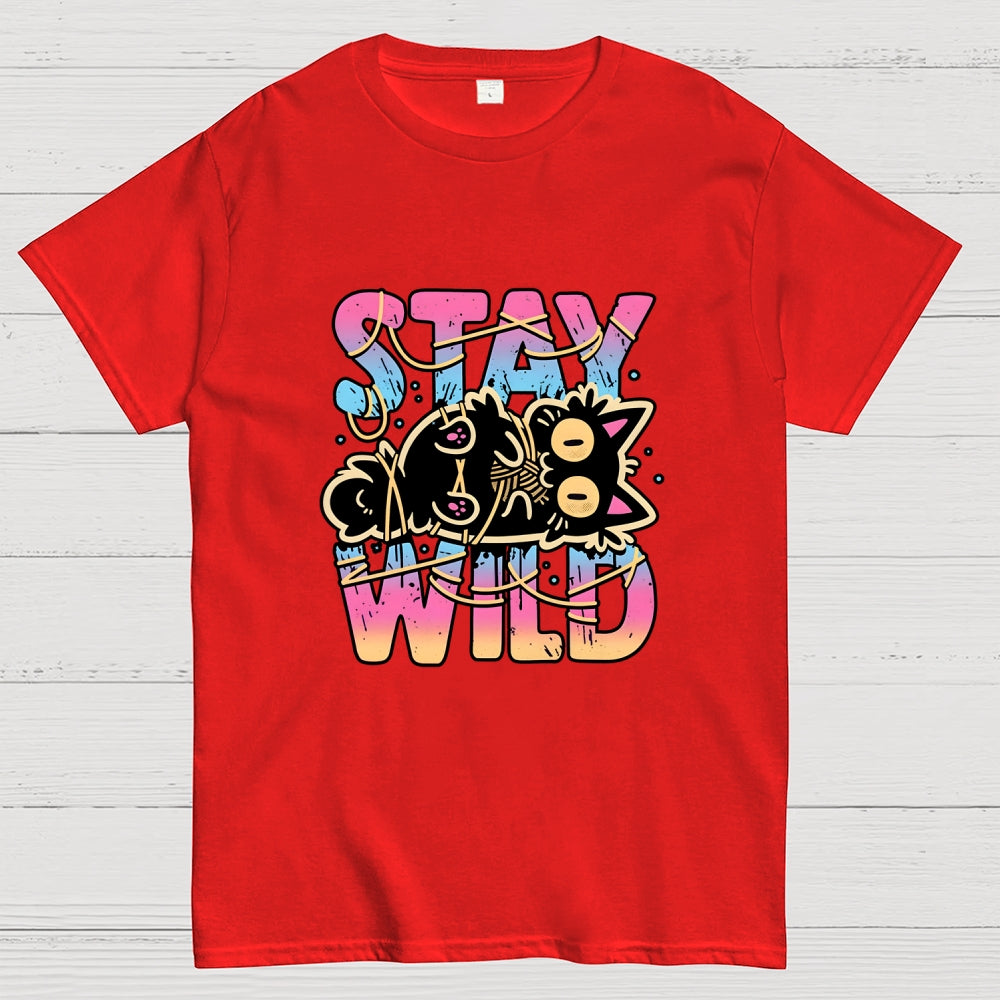 Wrapped In Chaos Cat  T-Shirt