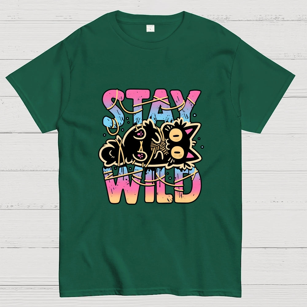 Wrapped In Chaos Cat  T-Shirt