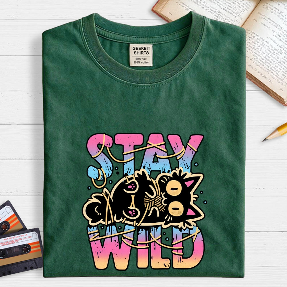 Wrapped In Chaos Cat  T-Shirt
