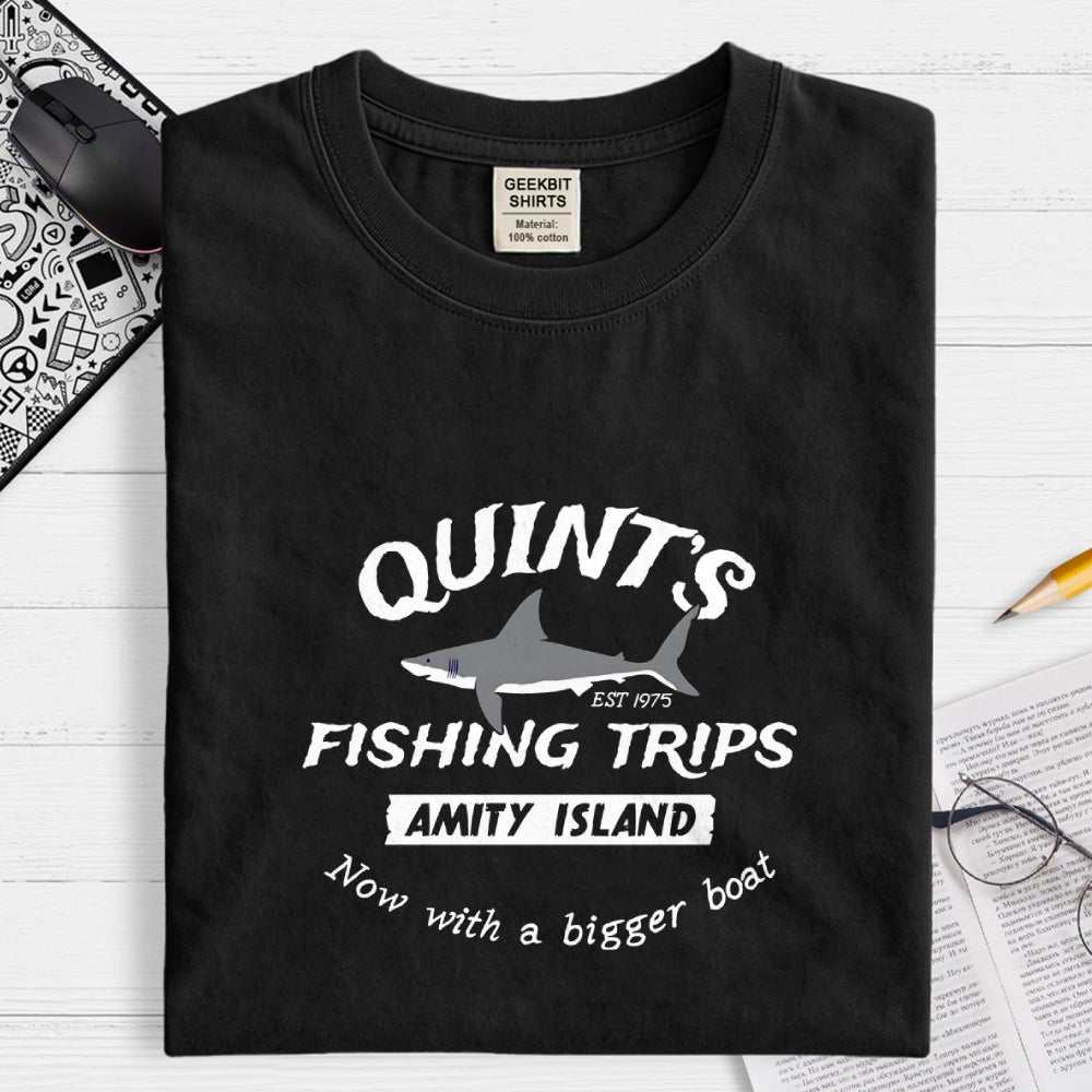 Quint's Fishing Trips Amity Island  T-Shirt