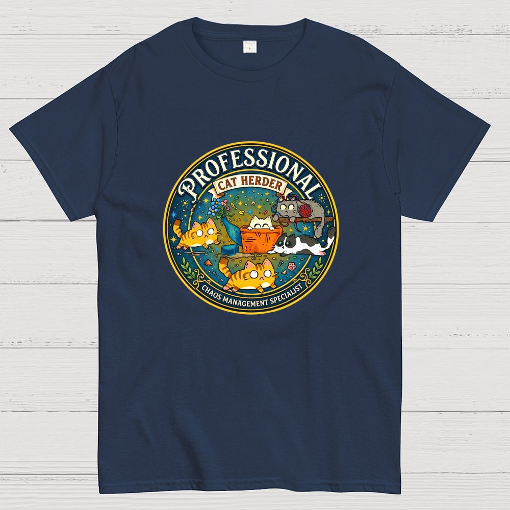 Professional Cat Herder Art Print  T-Shirt