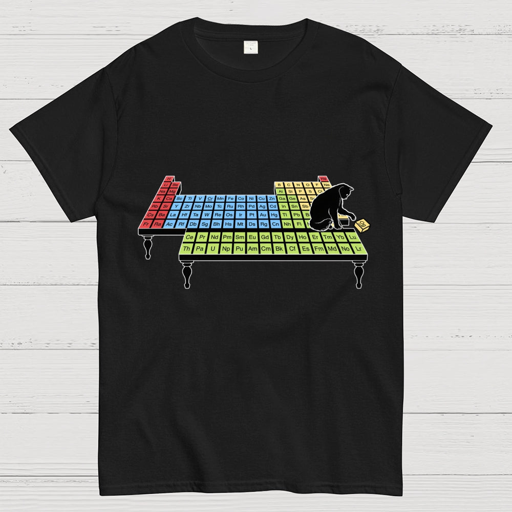 Felines Science Periodic Table Cat  T-Shirt