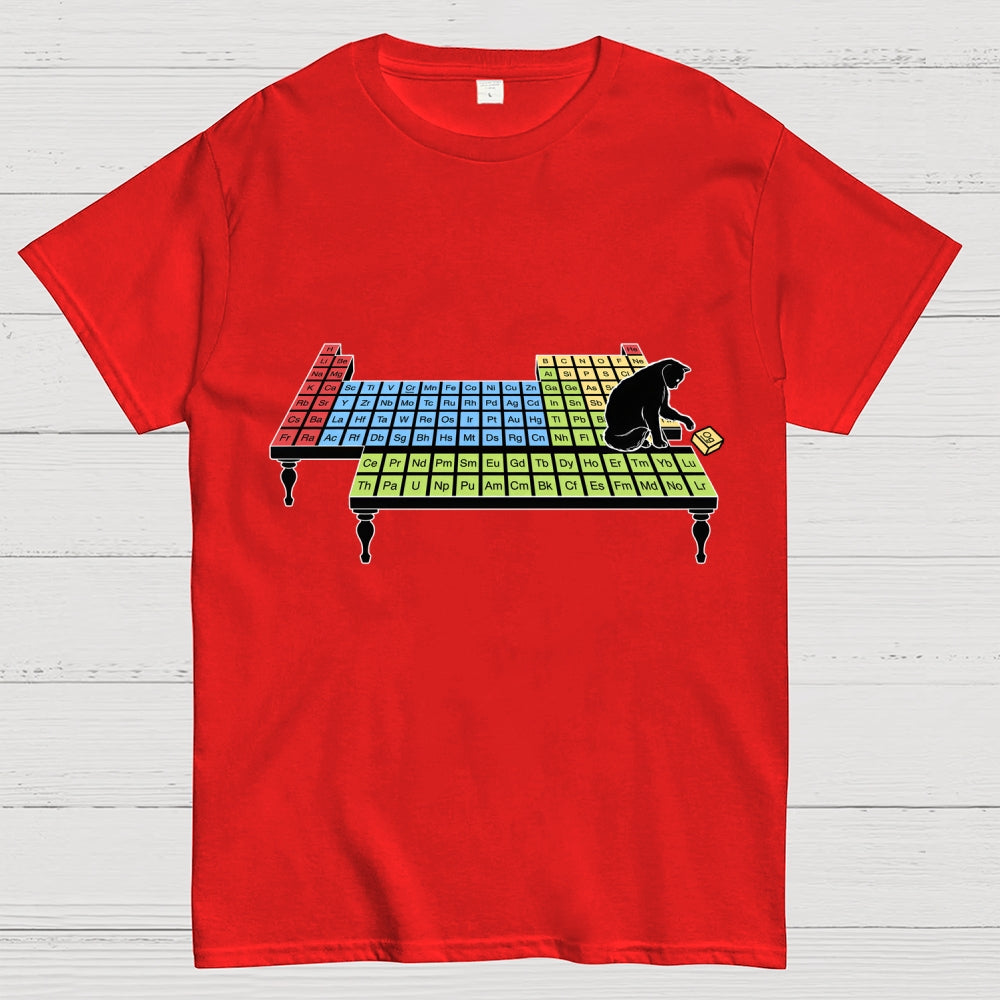 Felines Science Periodic Table Cat  T-Shirt